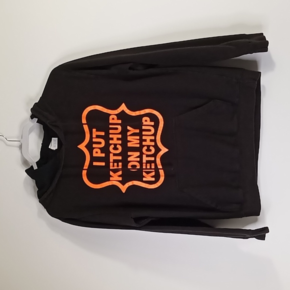 I Put Ketchup On Pull-on Sweatshirt Hoodie Size Adult Medium - Picture 3 of 15